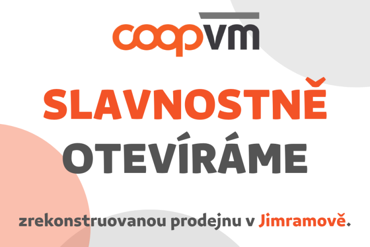 Slavnostní otevření prodejny v Jimramově